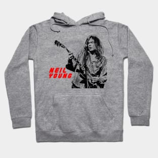 neil young visual art Hoodie